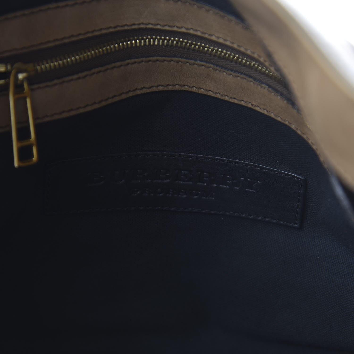 Burberry Canvas House Check Parsons Shoulder Bag Light Beige 8 of 9