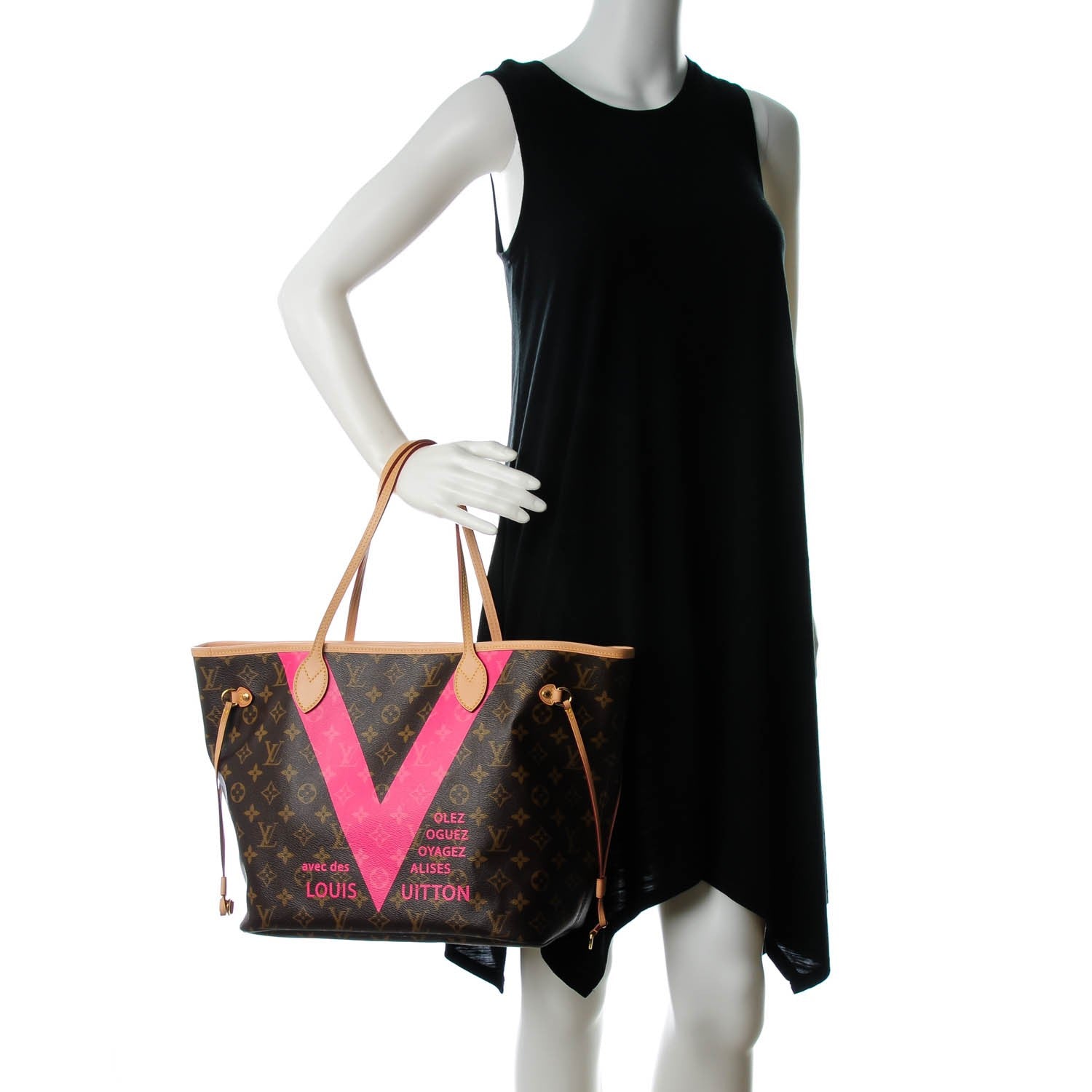 Louis Vuitton Monogram V Neverfull MM Grenade 2 of 8
