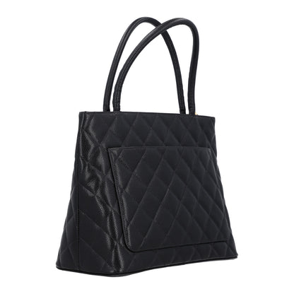 Chanel Caviar Quilted Medallion Tote Black 3 of 10