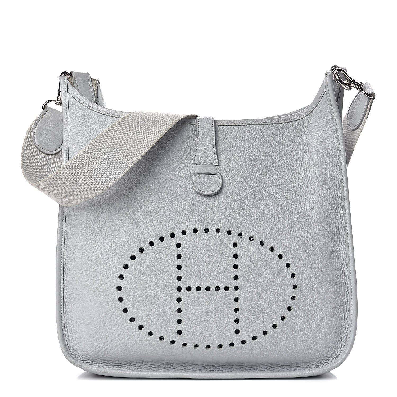 Hermes Taurillon Clemence Evelyne GM Bleu Arctic 1 of 23