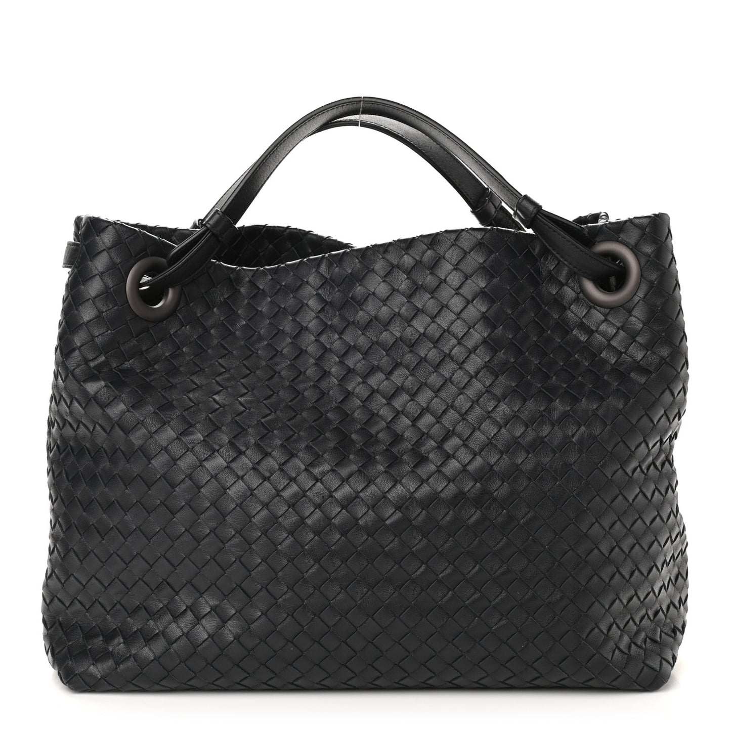 Nappa Intrecciato Medium Garda Bag Tourmaline