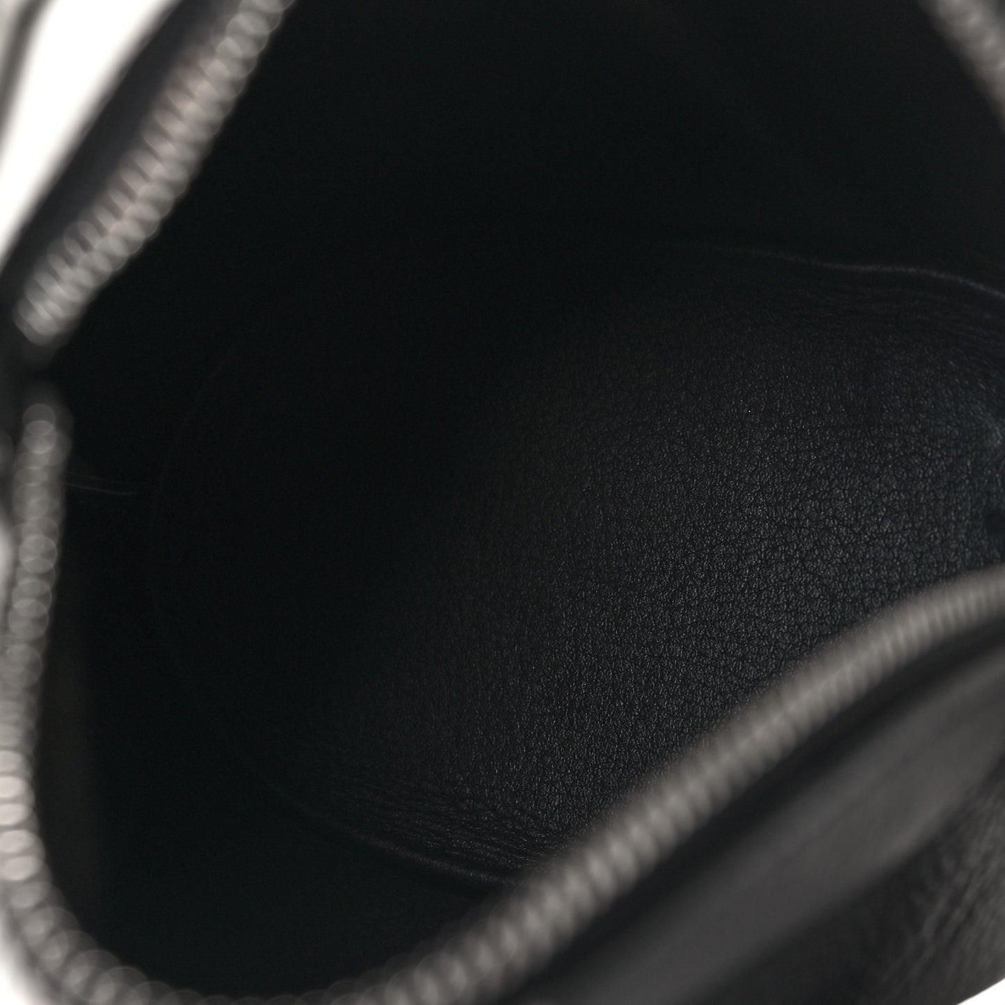 Calfskin Shearling Mini Bunny Crossbody Bag Black White Blue