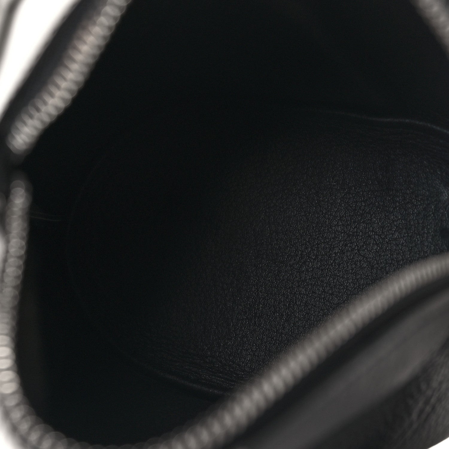 Loewe Calfskin Shearling Mini Bunny Crossbody Bag Black White Blue 5 of 11