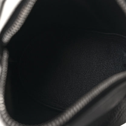 Loewe Calfskin Shearling Mini Bunny Crossbody Bag Black White Blue 5 of 11