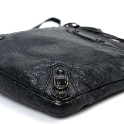 Balenciaga Agneau Classic Hardware Flat Crossbody Black 10 of 11
