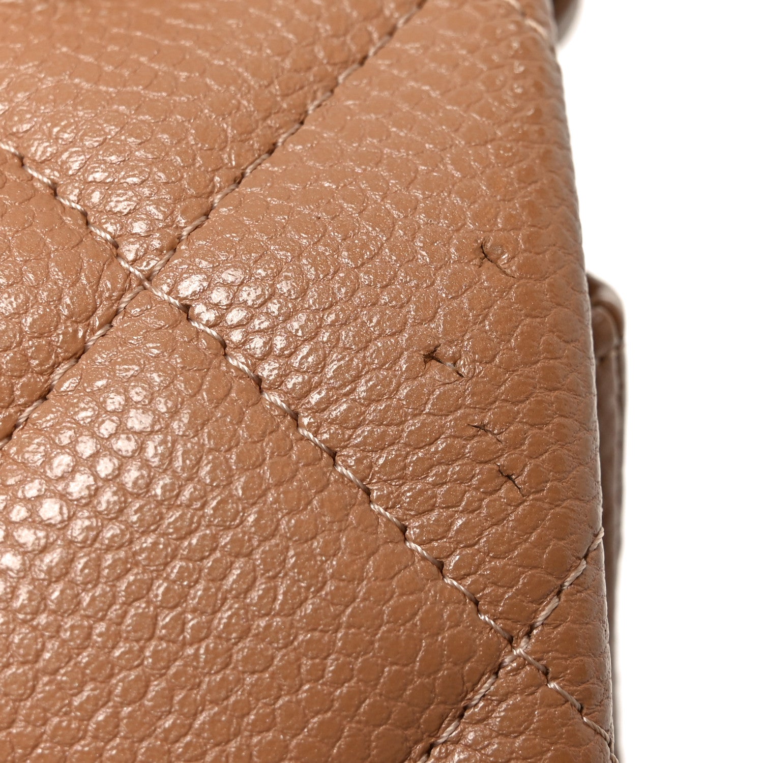 Chanel Caviar Quilted Jumbo Double Flap Beige 13 of 14