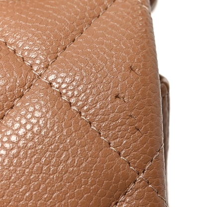 Chanel Caviar Quilted Jumbo Double Flap Beige 13 of 14