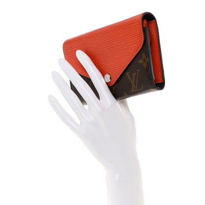 Louis Vuitton Epi Monogram Marie-Lou Compact Wallet Piment 2 of 8