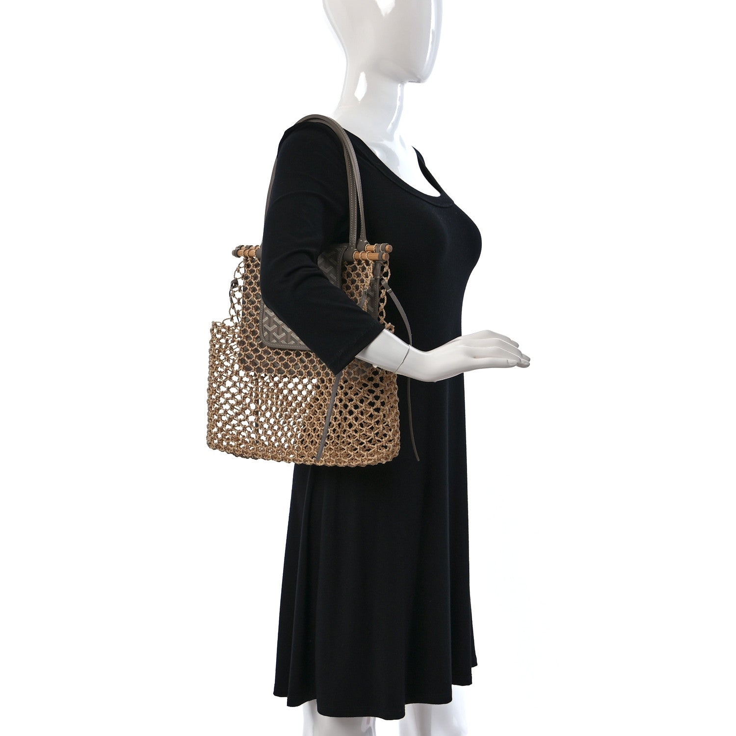 Goyard Goyardine Net Aligre Tote Grege 2 of 9