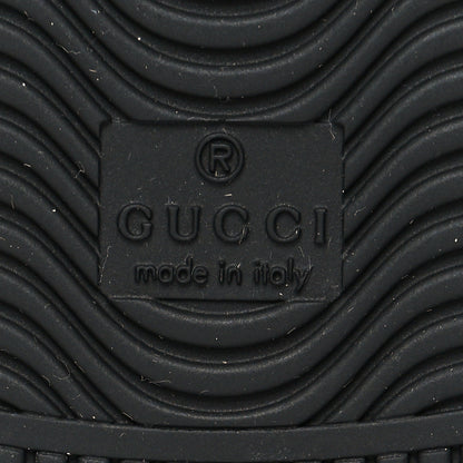 Gucci Calfskin Ayers Web Mens New Ace Stripe High Top Sneakers 11 Black 8 of 8