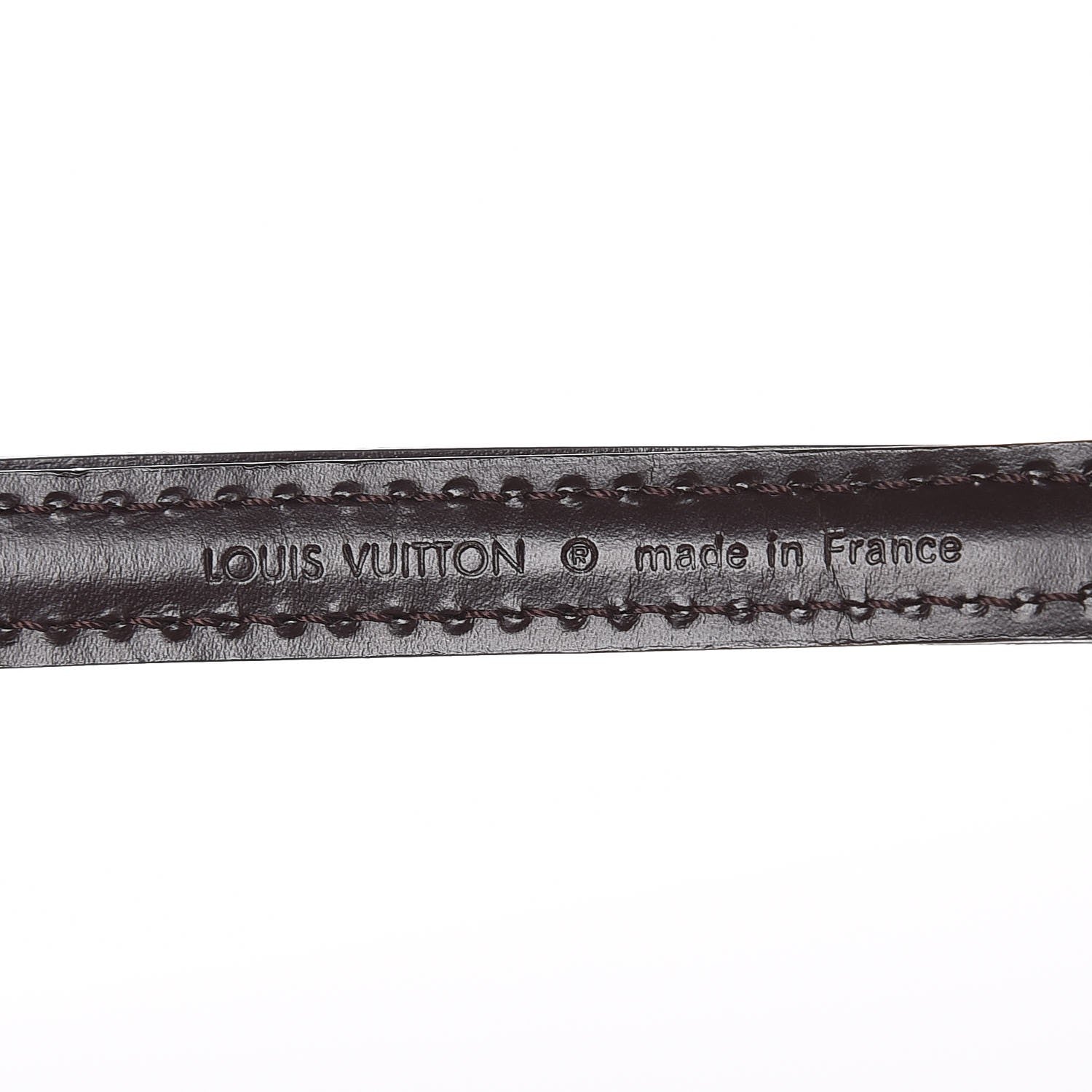 Louis Vuitton Calfskin 16mm Adjustable Shoulder Strap Brown 5 of 6