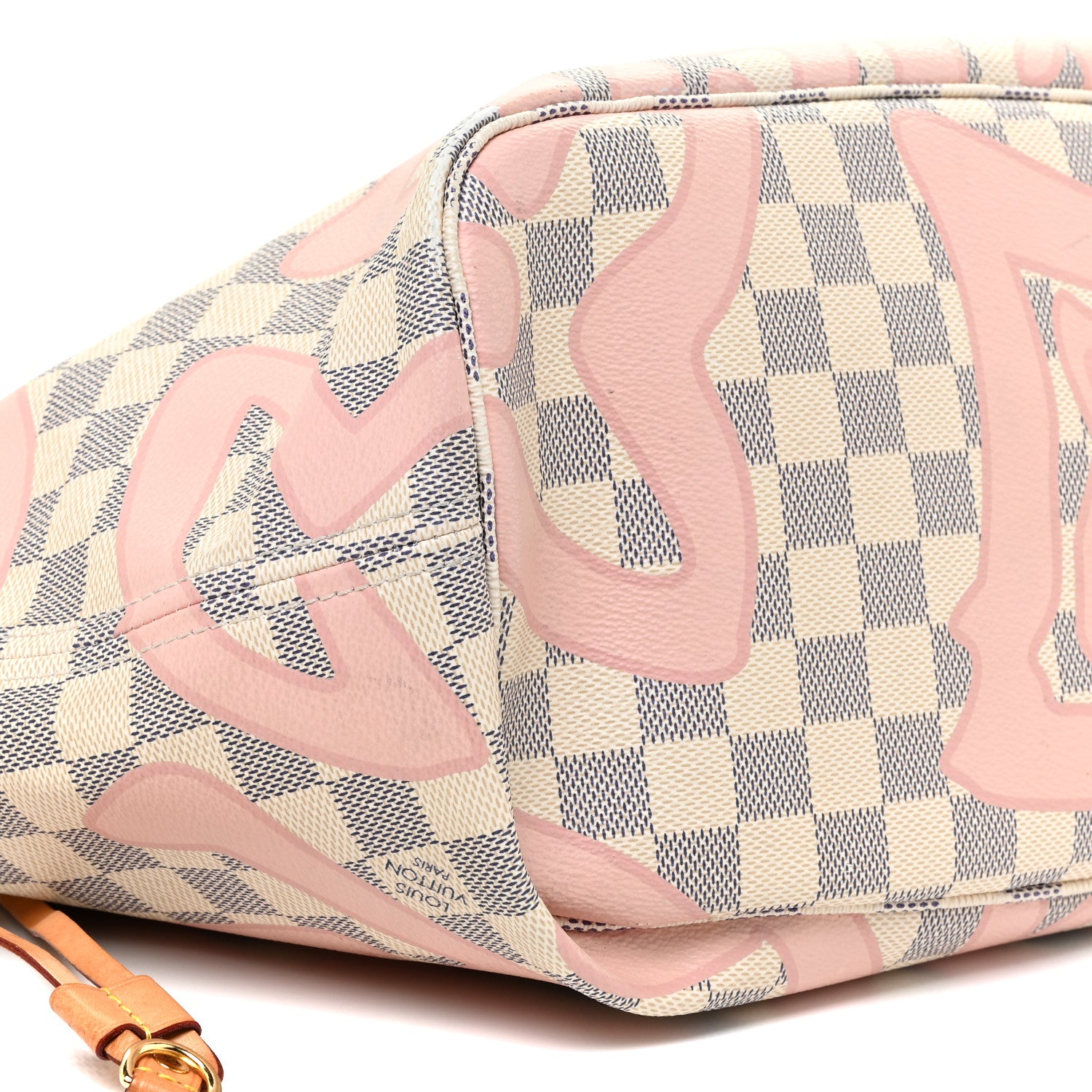 Louis Vuitton Damier Azur Tahitienne Neverfull MM 9 of 22