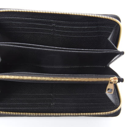 Louis Vuitton Empreinte Zippy Wallet Black 4 of 5