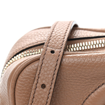 Gucci Pebbled Calfskin Small Soho Disco Bag Camelia 12 of 15