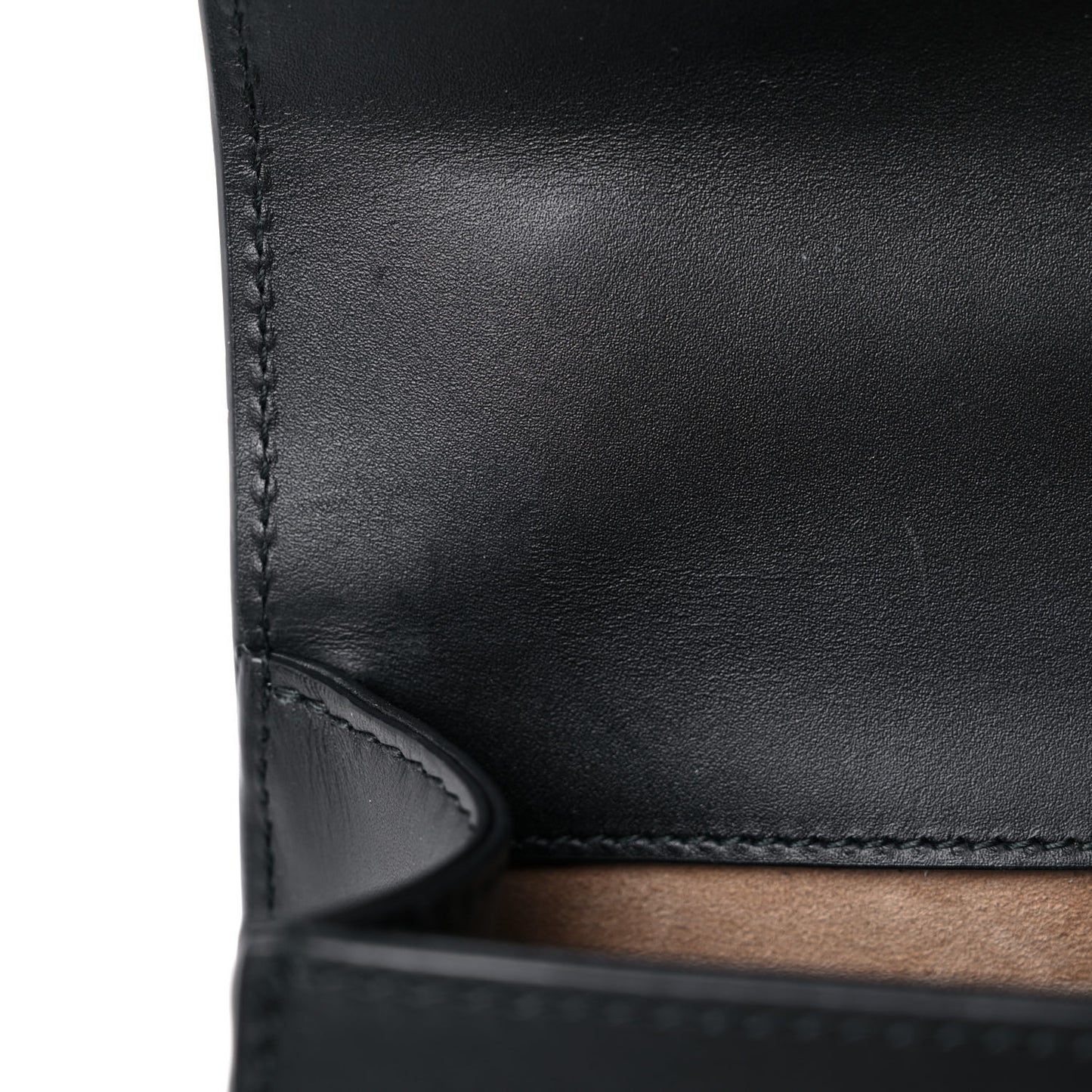 Calfskin Mini Sylvie Chain Shoulder Bag Black