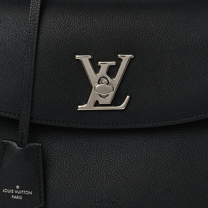 Louis Vuitton Calfskin Lockme Ever BB Black 8 of 10