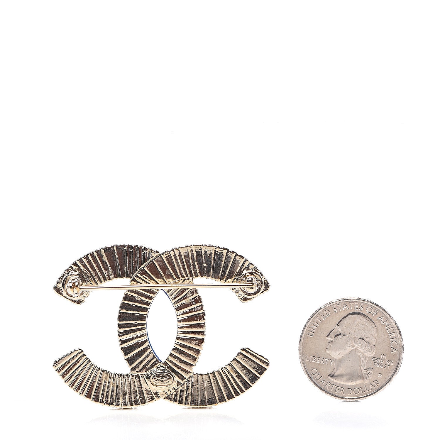 Chanel Metal CC Brooch Multicolor 2 of 3