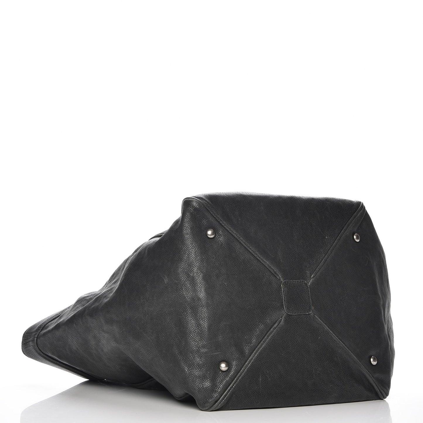 Distressed Caviar Outdoor Ligne Tote Black