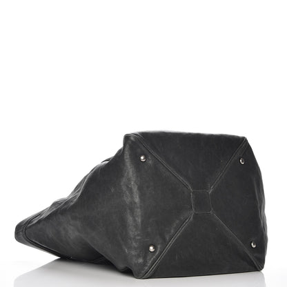 Chanel Distressed Caviar Outdoor Ligne Tote Black 4 of 7