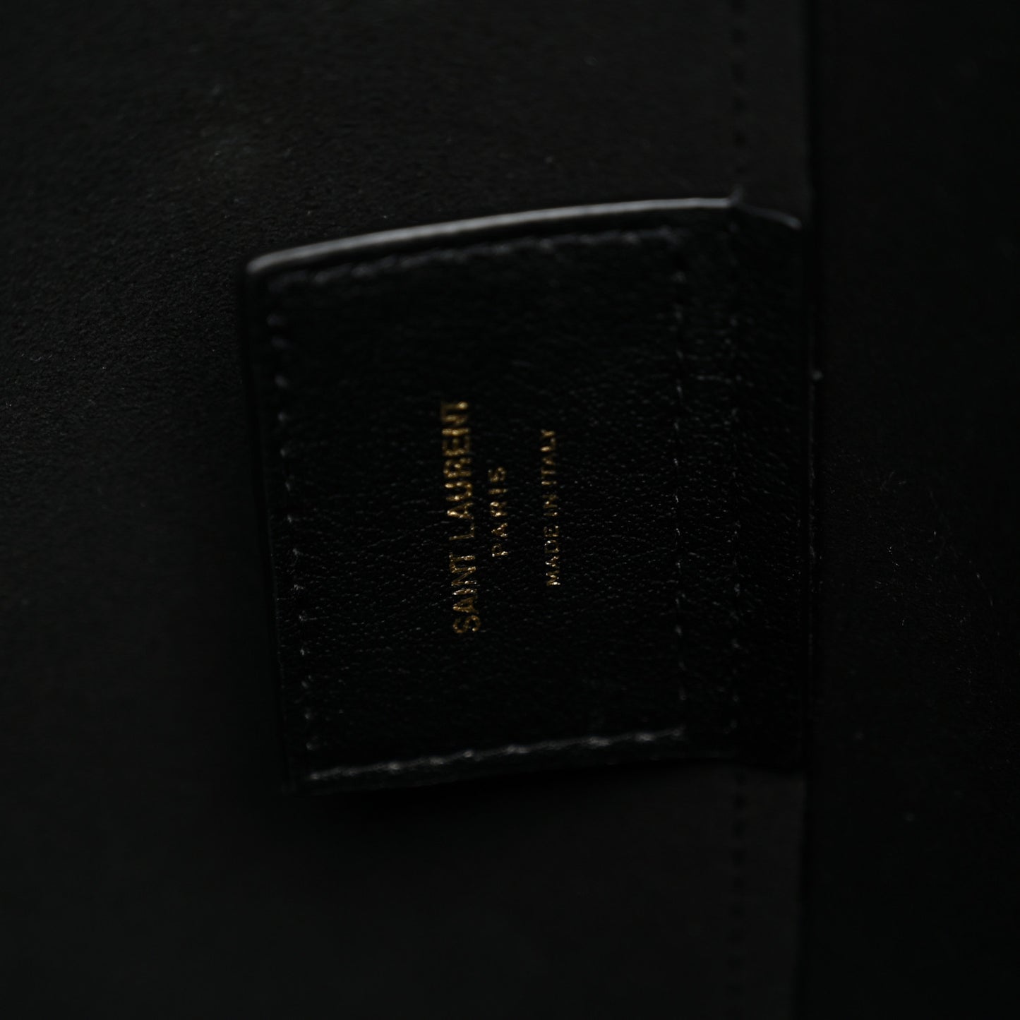 Calfskin Large Shopping Tote Black
