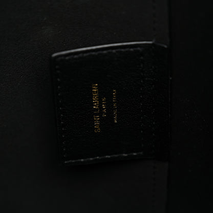 Saint Laurent Calfskin Large Shopping Tote Black 8 of 12