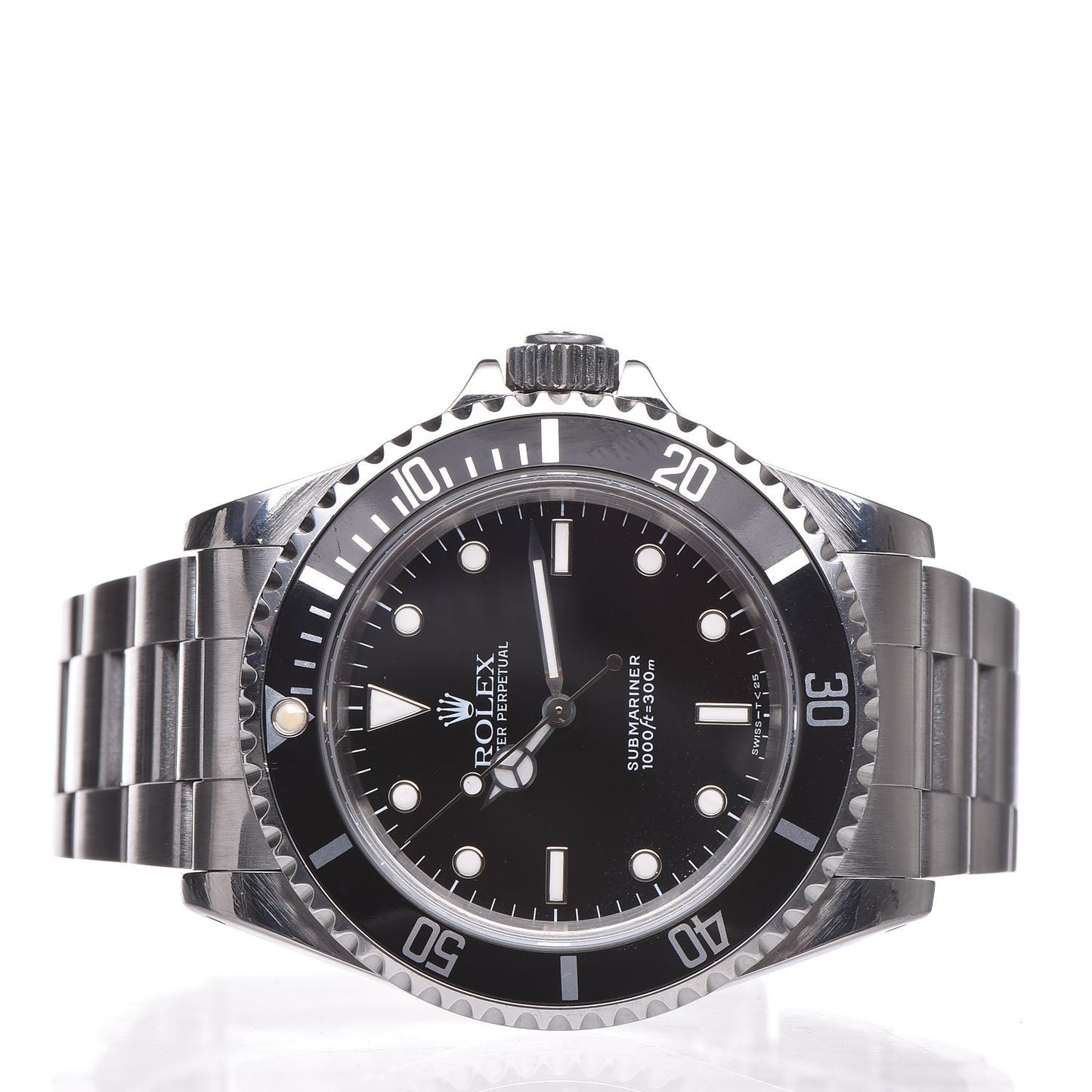 Stainless Steel 40mm Oyster Perpetual Submariner Watch Black 14060