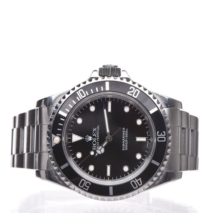 Rolex Stainless Steel 40mm Oyster Perpetual Submariner Watch Black 14060 3 of 6