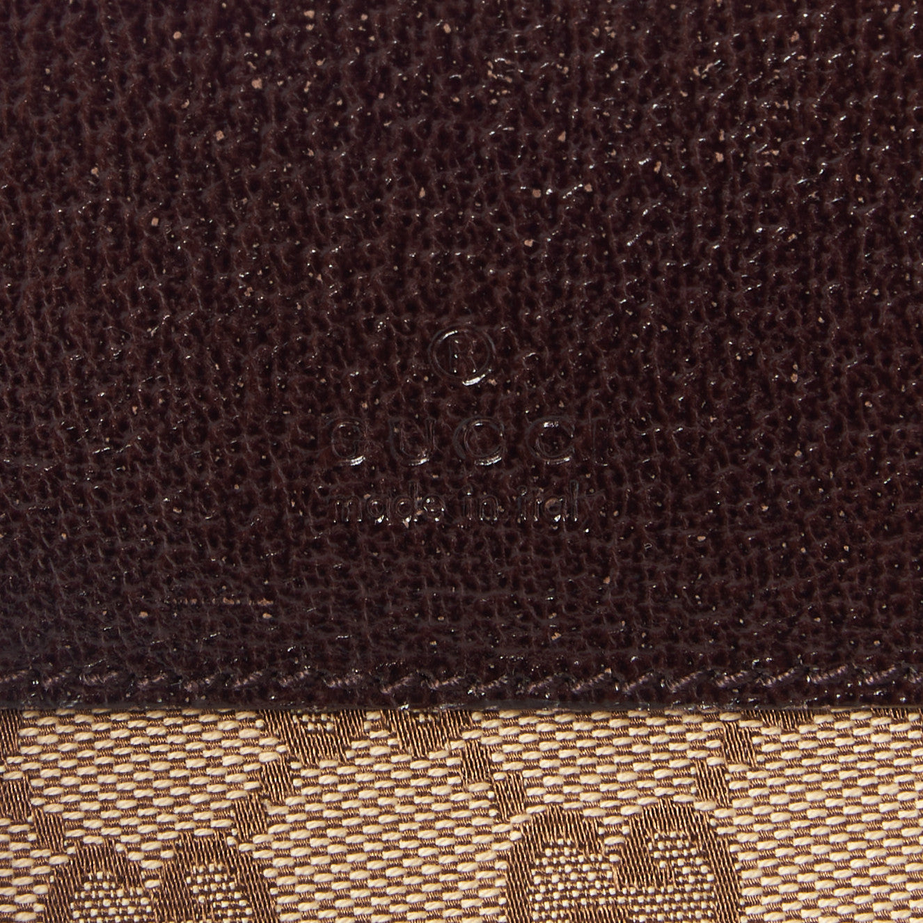 GG Monogram Double Pocket Belt Bag Dark Brown