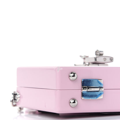 Dolce & Gabbana Acrylic Floral Print Dolce Box Clutch Pink 7 of 12