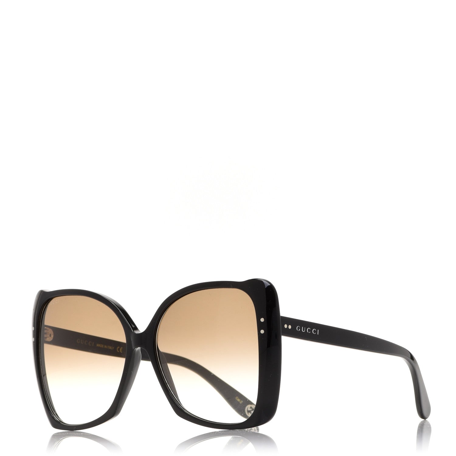Gucci Acetate Oversize Square Frame Sunglasses GG0471S Black 1 of 8