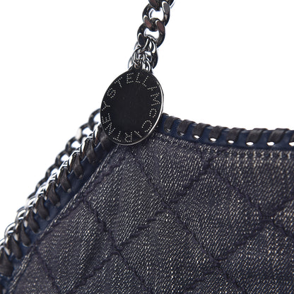 Stella McCartney Denim Quilted Small Falabella Tote 12 of 14