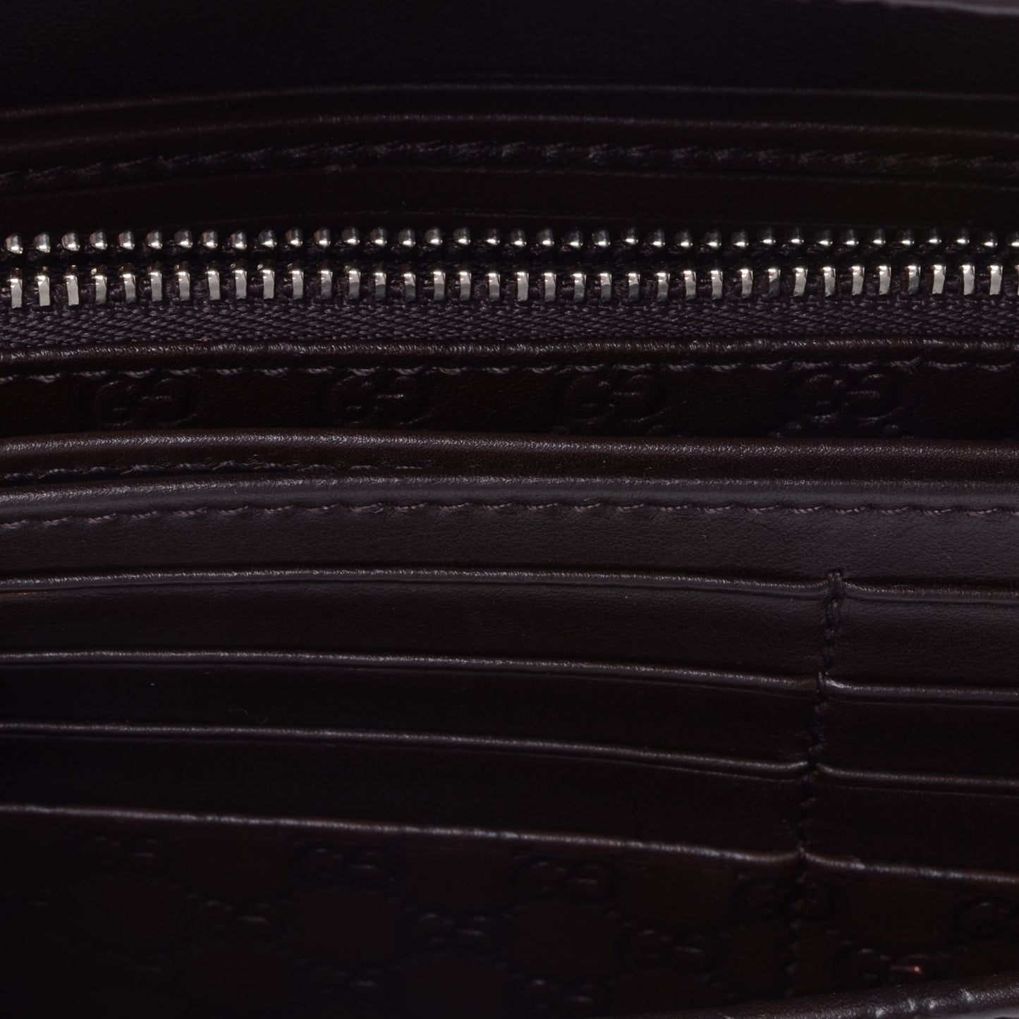 Microguccissima Travel Document Case Brown