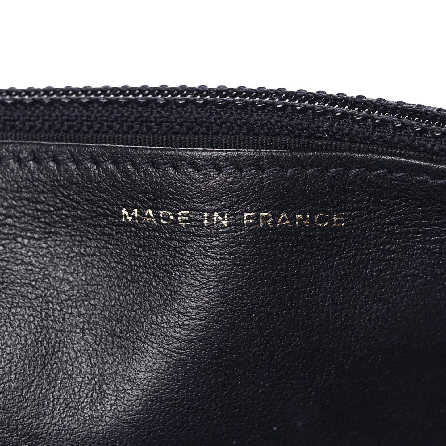 Caviar Quilted Boy Wallet On Chain WOC Navy