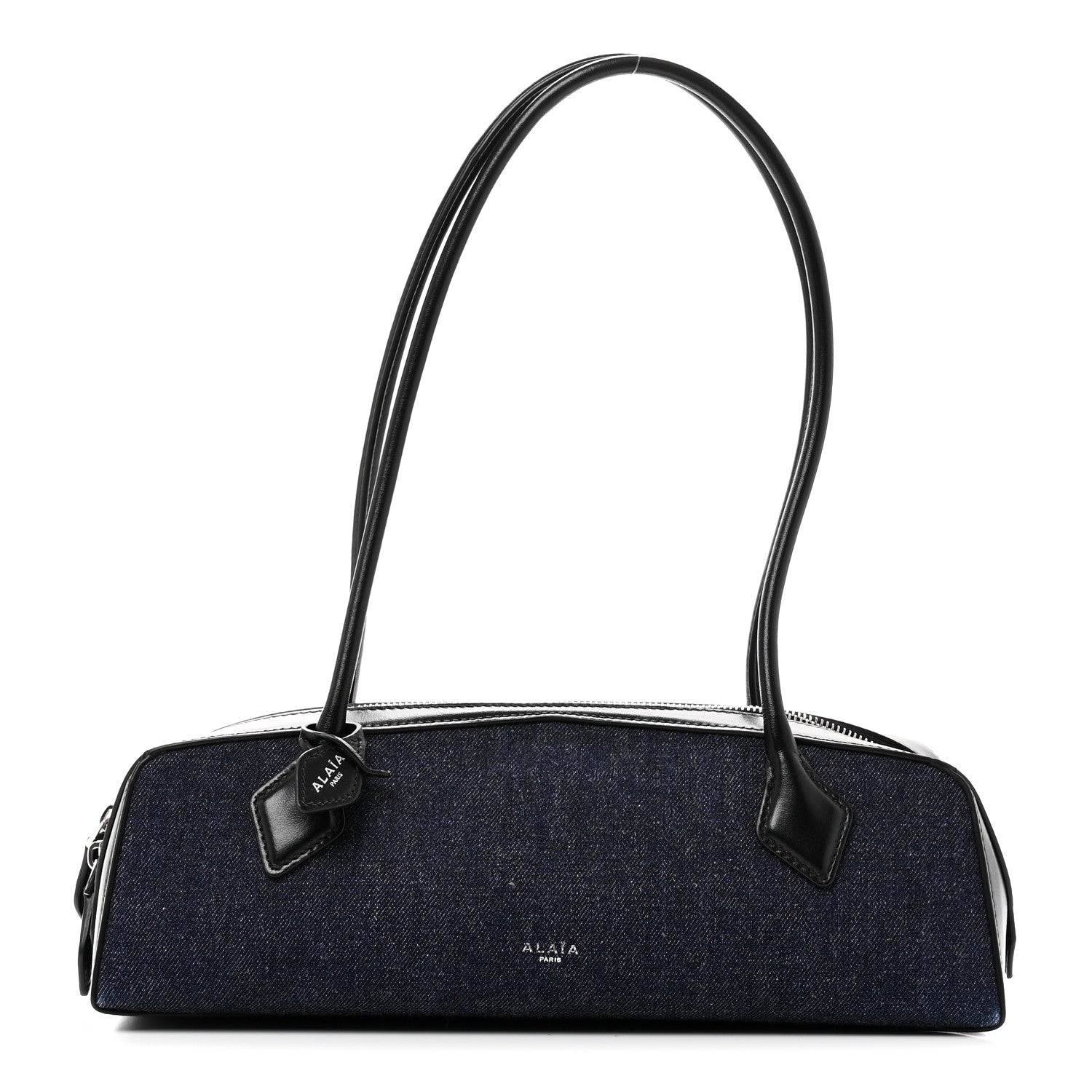 Alaia Denim Calfskin Medium Le Teckel Bag Bleu Denim 1 of 10