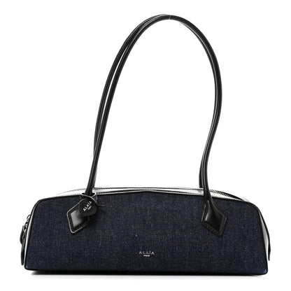 Alaia Denim Calfskin Medium Le Teckel Bag Bleu Denim 1 of 10