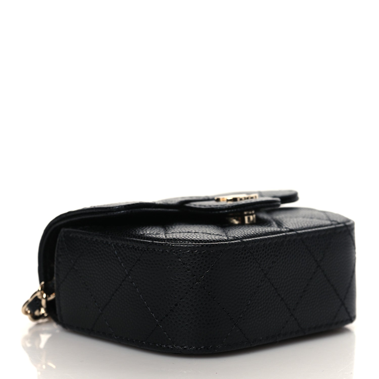 Chanel Caviar Quilted Mini Clutch With Chain Black 4 of 12