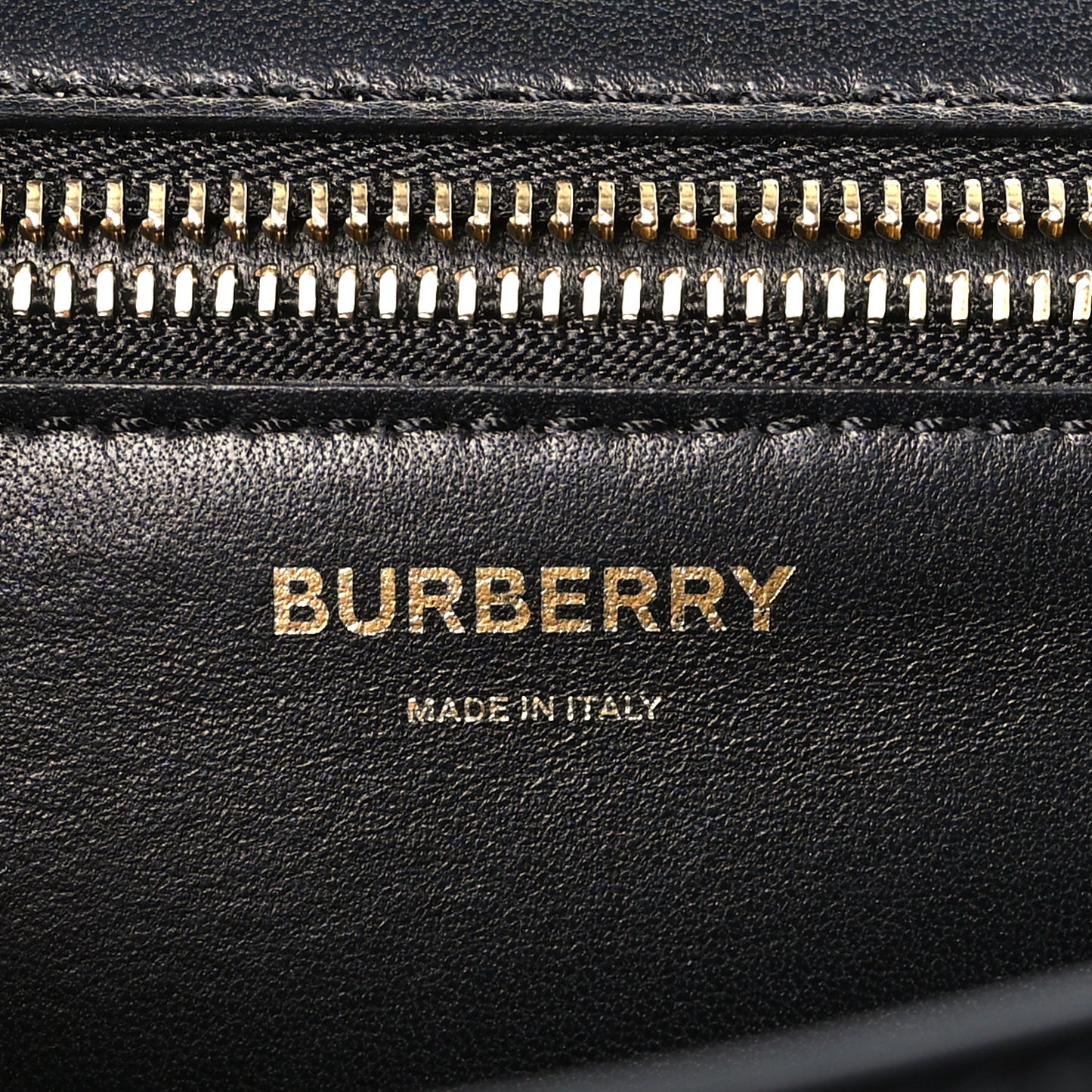 Grained Calfskin Medium TB Bag Black