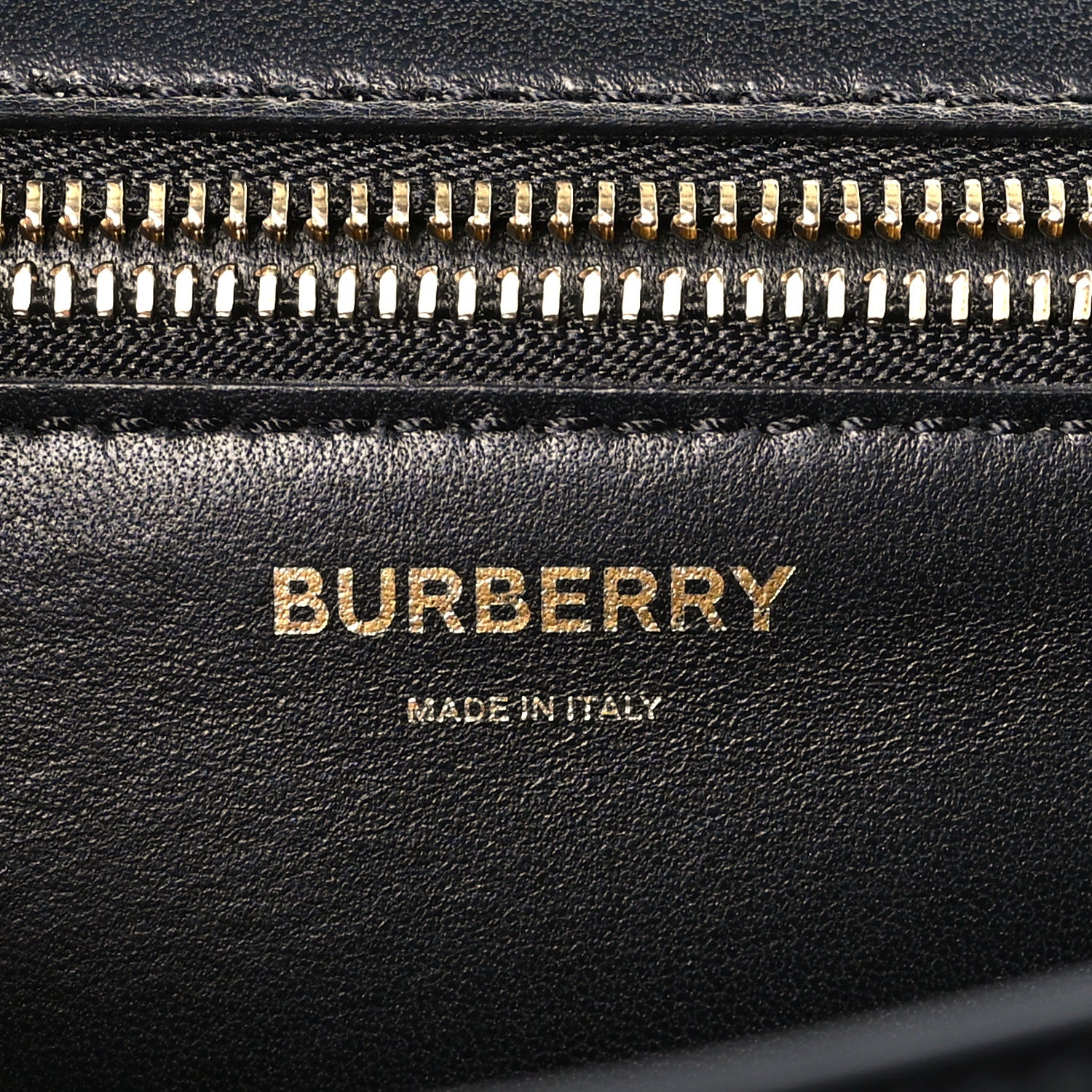 Burberry Grained Calfskin Medium TB Bag Black 6 of 8