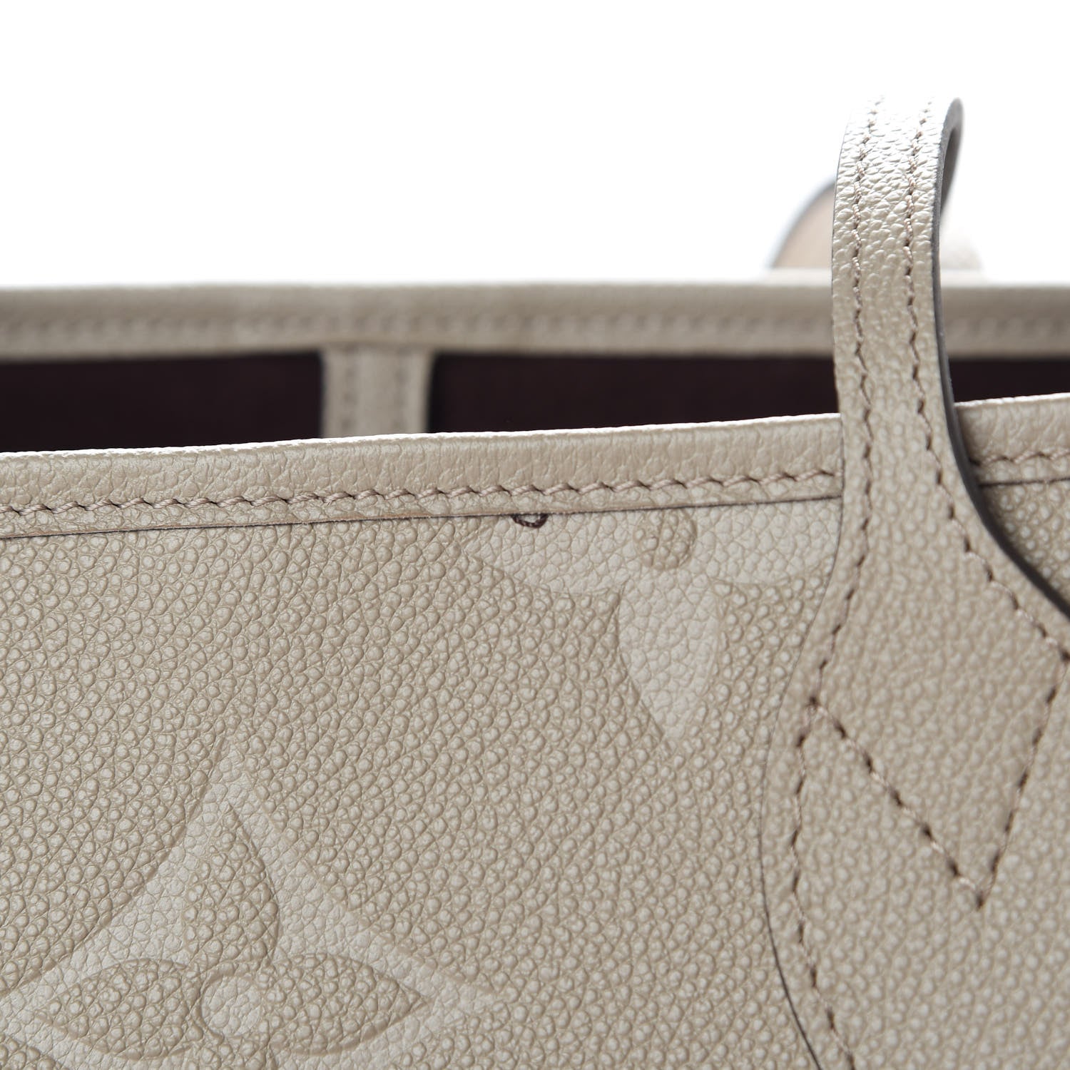 Louis Vuitton Empreinte Monogram Giant Neverfull MM Tourterelle 12 of 12