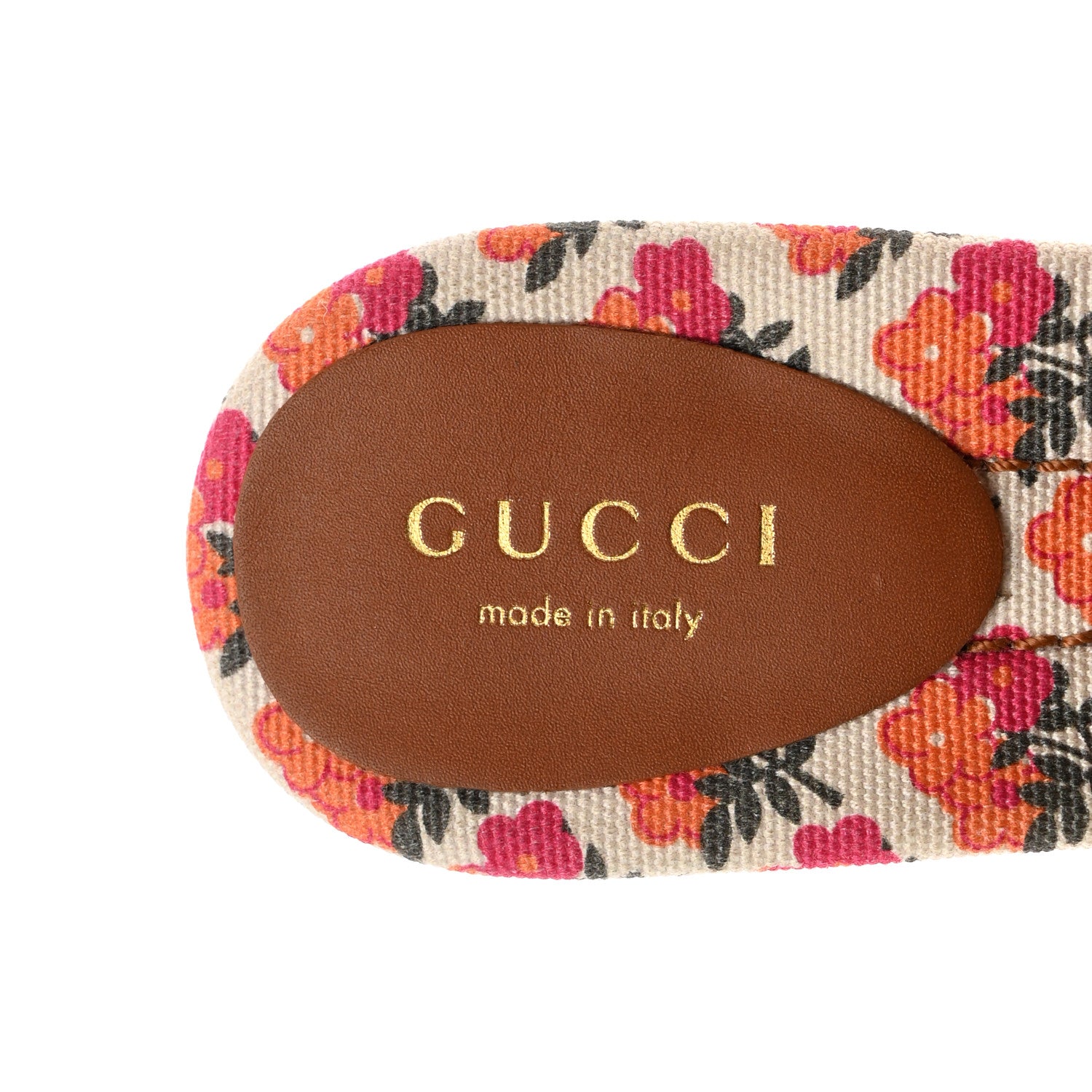 Gucci Raffia Malaga Kid Interlocking G Mabel Sandals 38.5 Natural 7 of 10