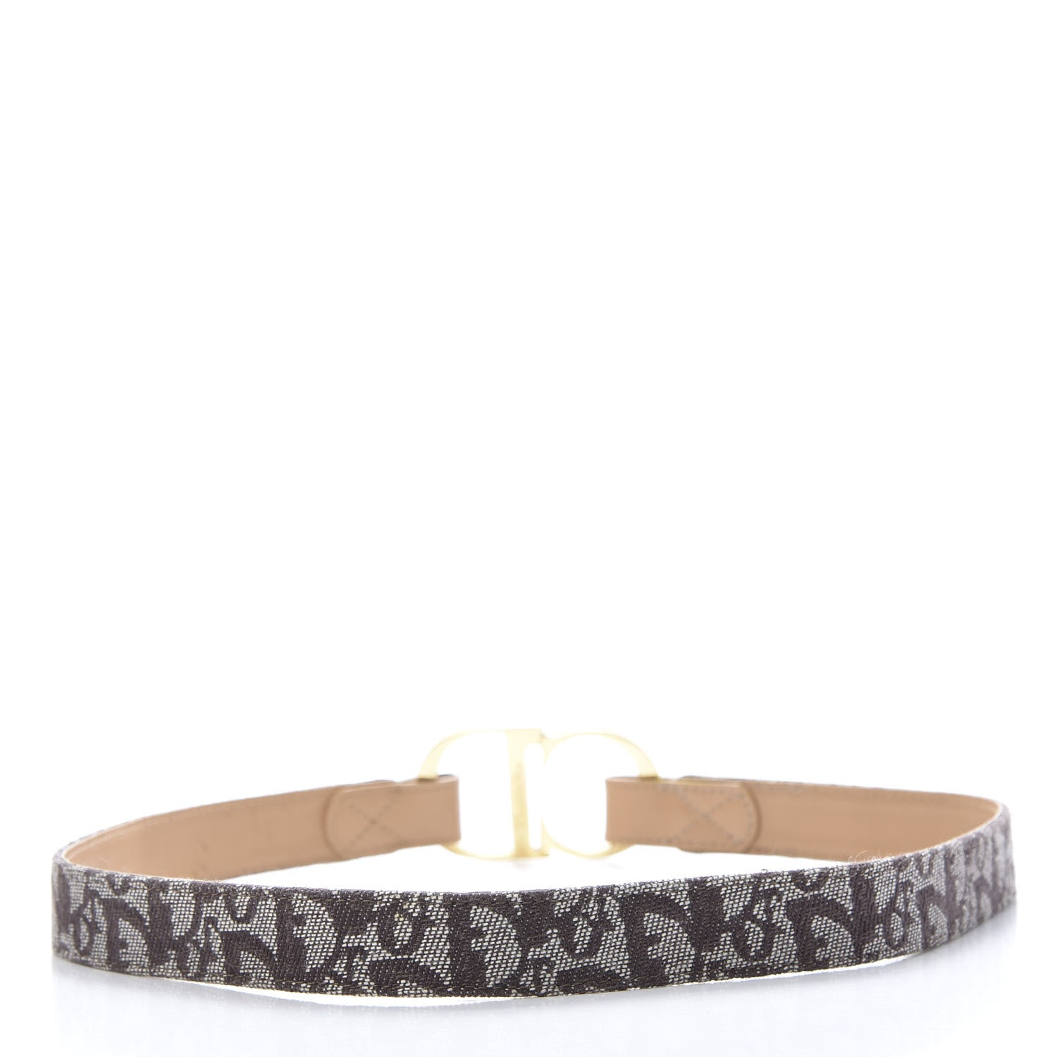 Christian Dior Monogram CD Belt 80 Beige 2 of 6