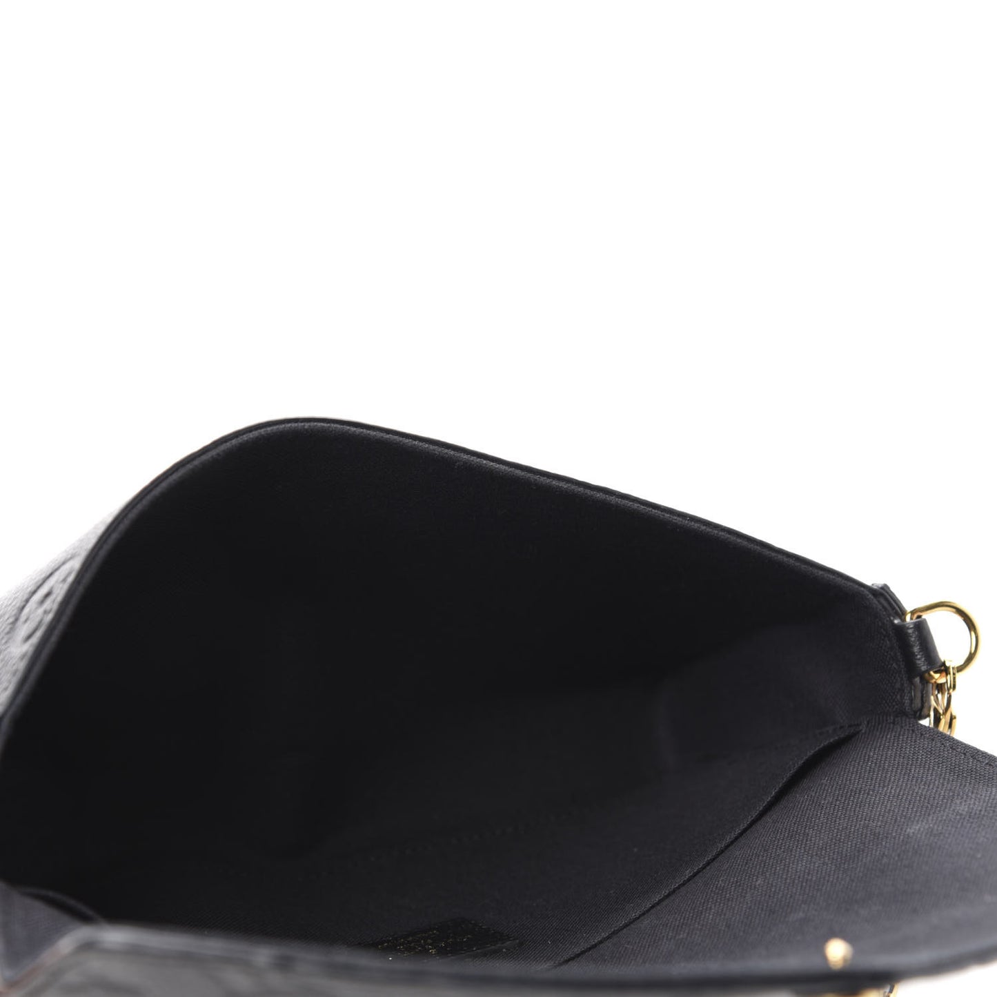 Empreinte Pochette Felicie Chain Wallet Black