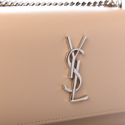 Saint Laurent Calfskin Monogram Sunset Chain Wallet Nude Powder 9 of 9
