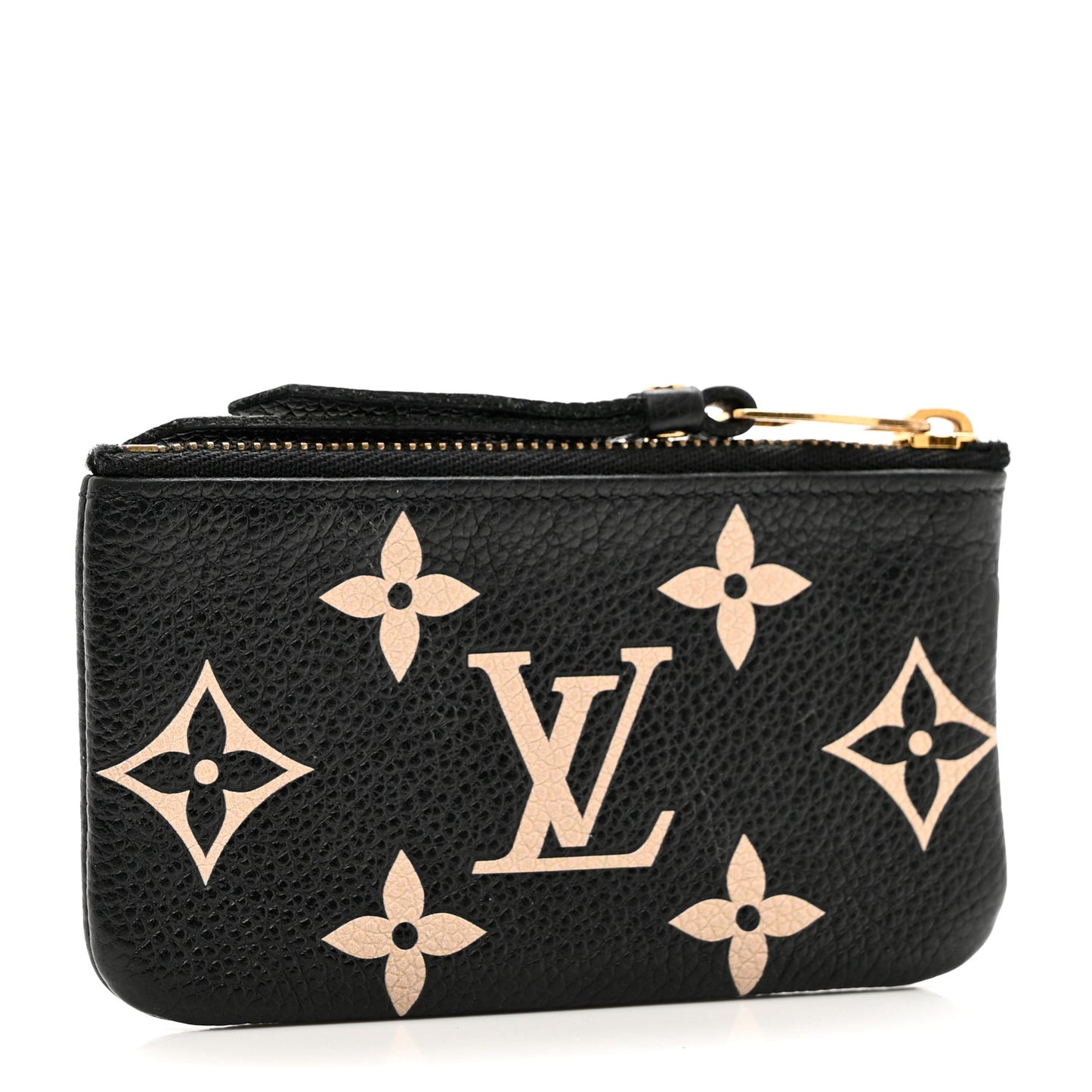 Empreinte Monogram Giant Key Pouch Black Beige