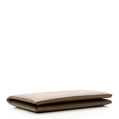 Hermes Epsom Calvi Card Case Etoupe 3 of 6