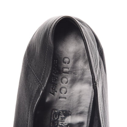 Gucci Lambskin Kingsnake Embroidered Mens Brixton Horsebit Loafers 11 Black 16 of 20