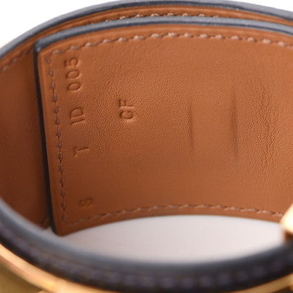Hermes Shiny Alligator Collier De Chien CDC Bracelet S Bleu Marine 5 of 6