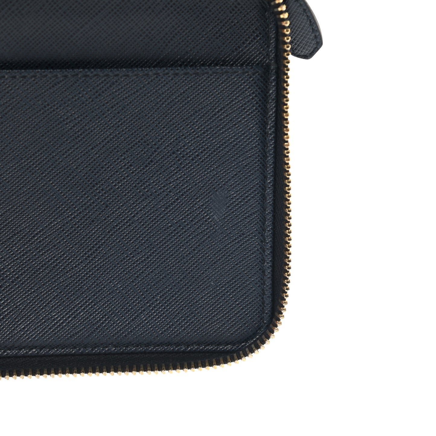 Saffiano Metal Large Zip Around Travel Wallet Baltico