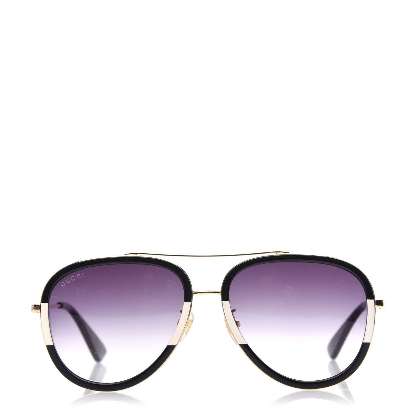 Aviator Sunglasses GG0062S Gold Black