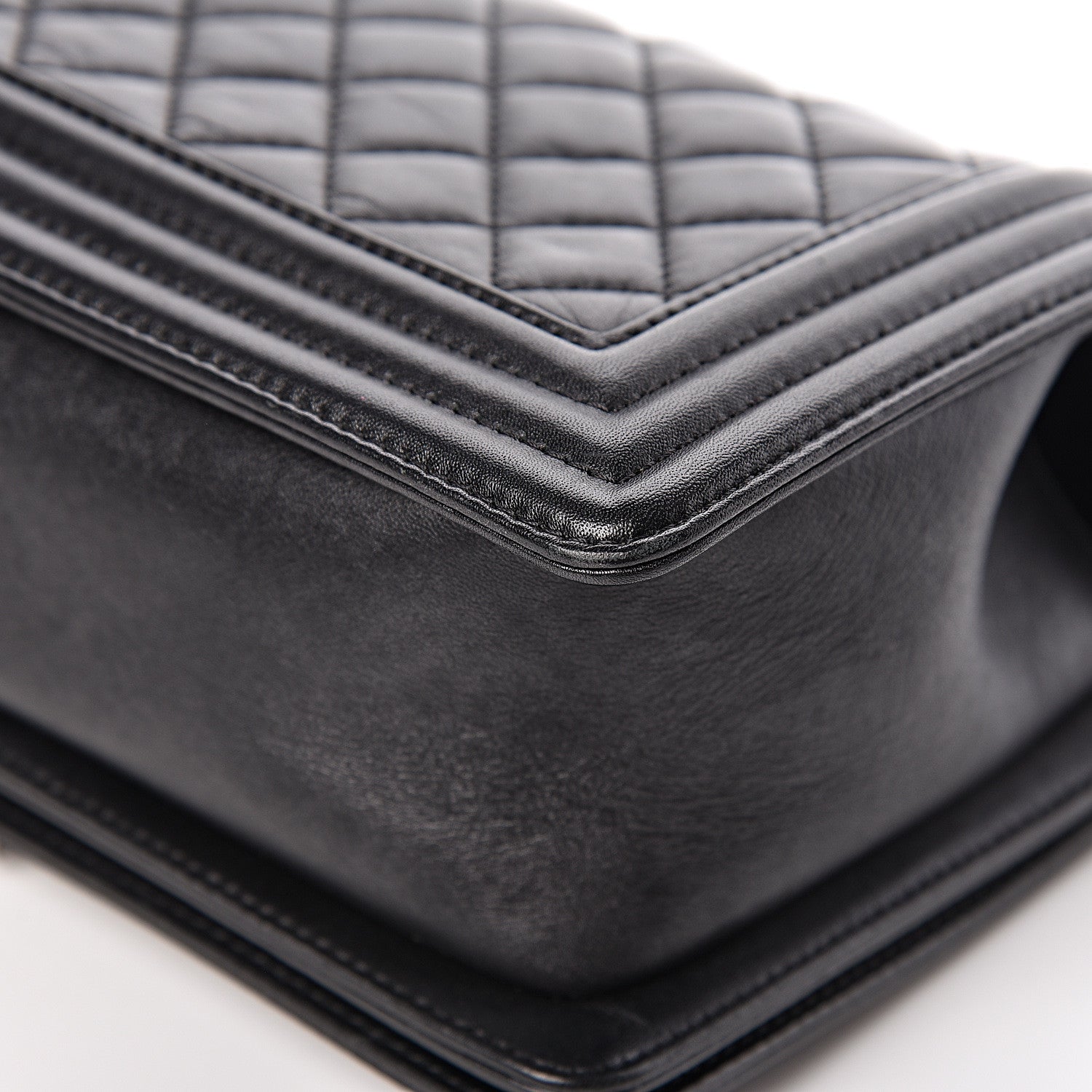 Chanel Lambskin Quilted Medium Boy Flap Black 20 of 20